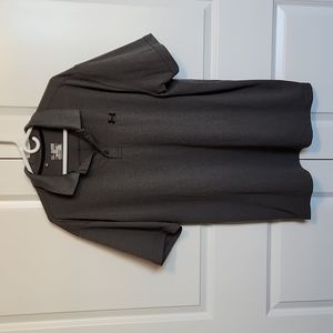 Men's Under Armour dri fit polo, gray 2XL like new!